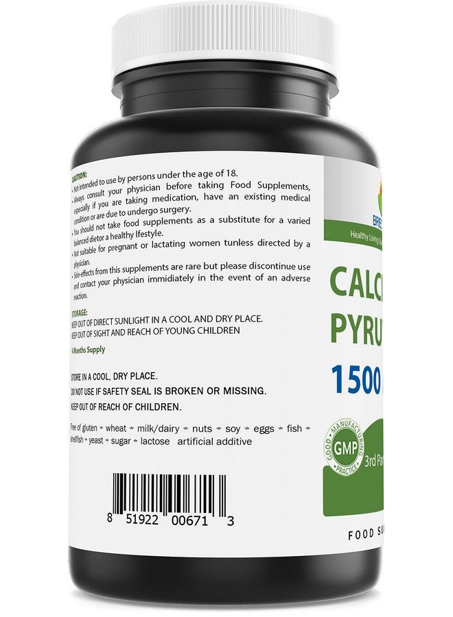 Brieofood Calcium Pyruvate 1500mg per Serving - 240 Vegetarian Capsules - Image 3