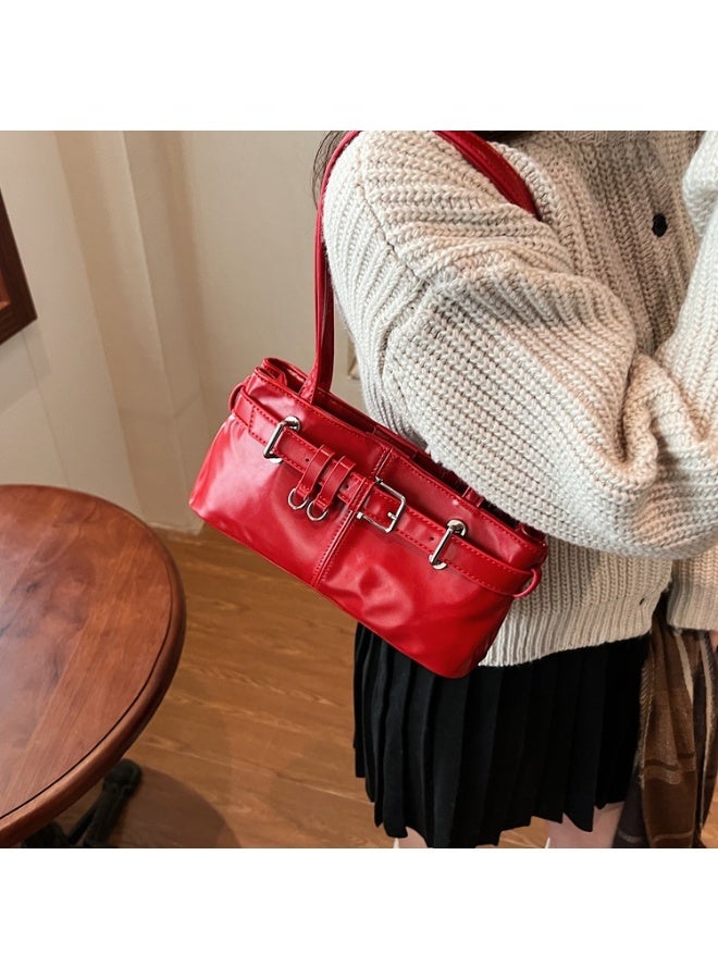 KUYING New Fashionable Simple Retro Underarm Bag  - Image 3