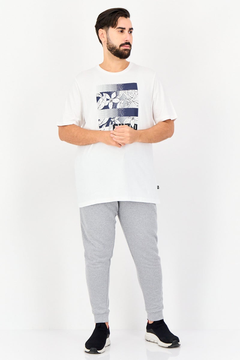 PUMA Men Regular Fit Short Sleeves Outdoor T-Shirt, White - Image 4