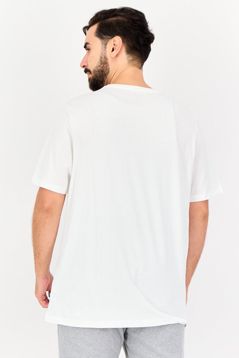 PUMA Men Regular Fit Short Sleeves Outdoor T-Shirt, White - Image 3