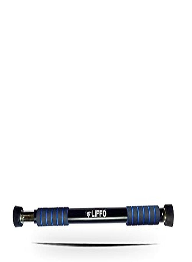 Liffo Pull-UP Bars For Home, Chin-up Bar, Door Way Door Mounts Steel Rod for Home Fitness and Exercise Heavy Duty (Blue) - Image 1
