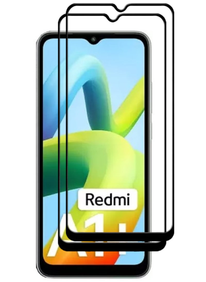 ACLIX 2 Pieces Antistatic ESD Dustproof Premium Quality High Definition Tempered Glass Screen Protector Designed For Xiaomi Redmi A1+ - Image 1