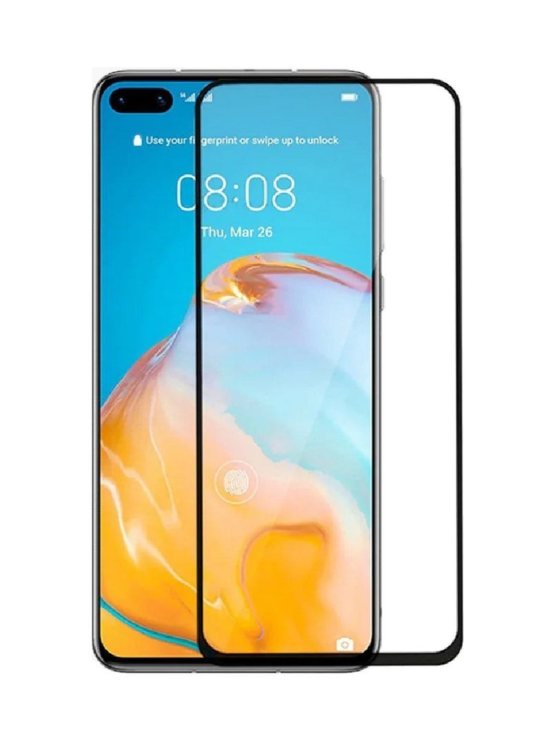 Super Tempered Glass Screen Protector 5D Designed For Huawei P40 Full Glue Edge to Edge Full Screen Coverage And Bubble Free - Image 1