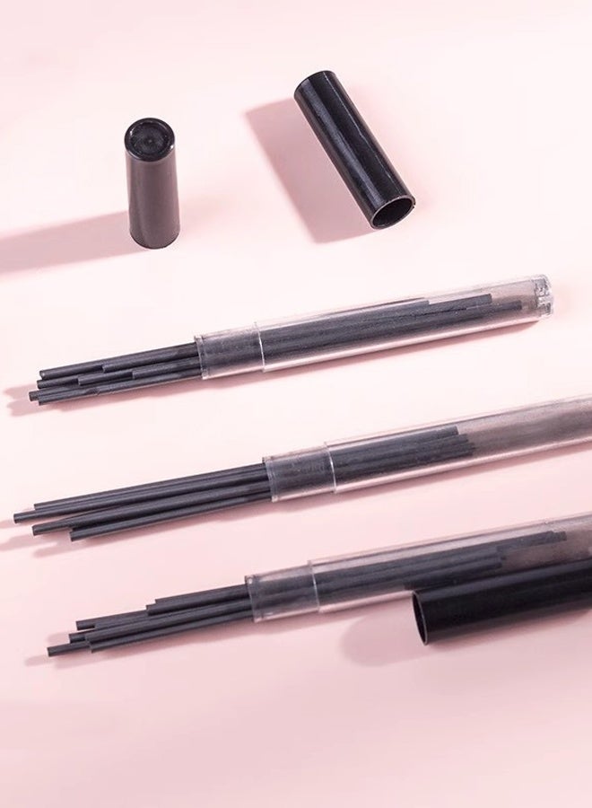 مايا ٤ أقلام رصاص أوتوماتيكية بقبضة تصحيحية، أقلام رصاص ميكانيكية مع عبوات إعادة تعبئة الرصاص وممحاة، لتدريب المبتدئين على تصحيح وضعية الكتابة - Image 3