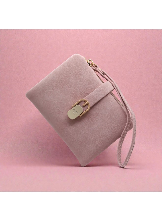 Prettyzys Elegant Compact Women’s Wallet with Zipper & Snap Closure - Image 2