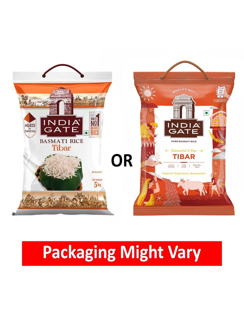 India Gate Flavourful & Fine Tibar Basmati Rice 5 Kg | Long & Slender Grains | Naturally Aged - Image 4