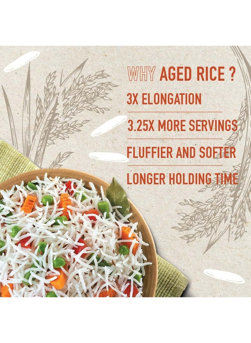 India Gate Flavourful & Fine Tibar Basmati Rice 5 Kg | Long & Slender Grains | Naturally Aged - Image 2