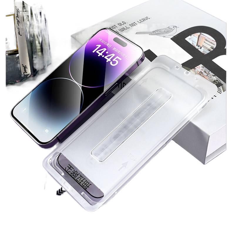 Glass Phone Case for iPhone 17 / 17 Air / 17 Pro / 17 Pro Max with Drop Protection and Anti-Fingerprint plus Shockproof plus HD Clear plus Anti-Explosion in Clear - Image 2