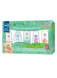 Set Of 5 Bath Time Baby Gentle Care Products Travel Pack Set For Children
