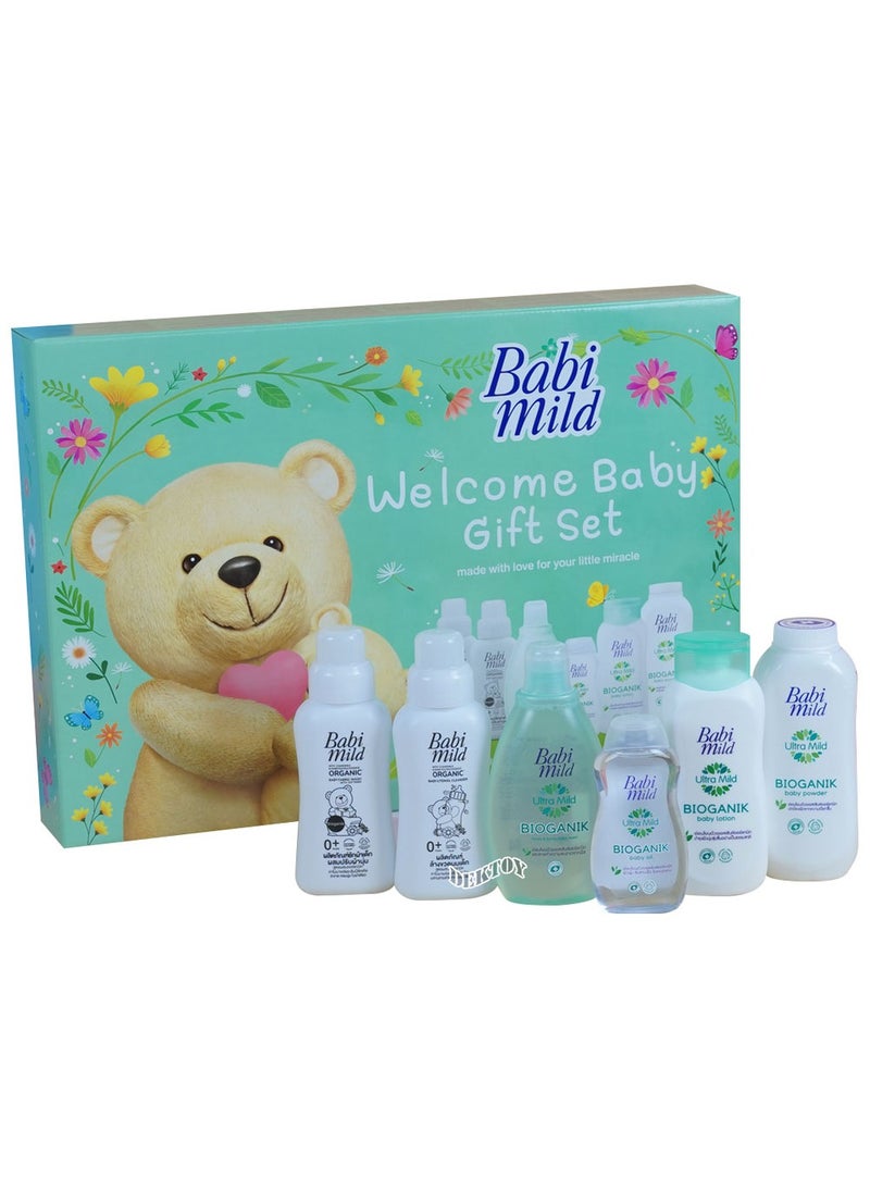 BABIMILD - Set Of 5 Bath Time Baby Gentle Care Products Travel Pack Set For Children - Image 1