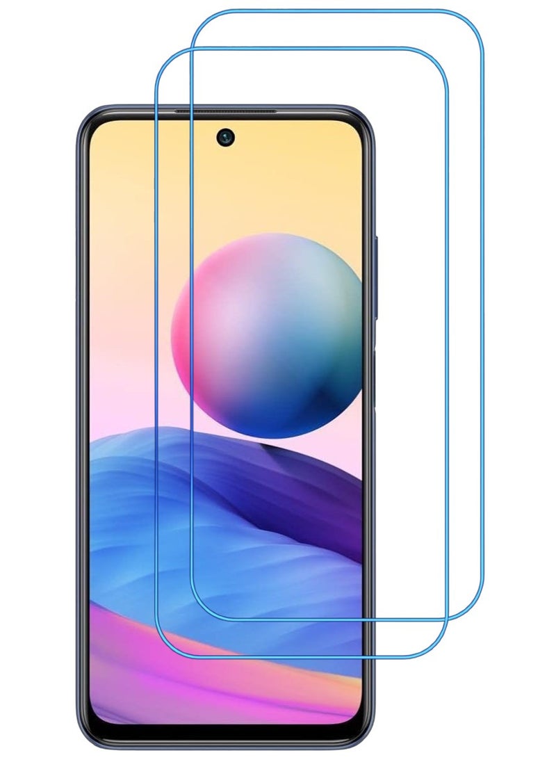 ACLIX 2 Pieces Antistatic ESD Dustproof Premium Quality High Definition Clear Tempered Glass Screen Protector Designed For Xiaomi Redmi Note 10 5G - Image 1