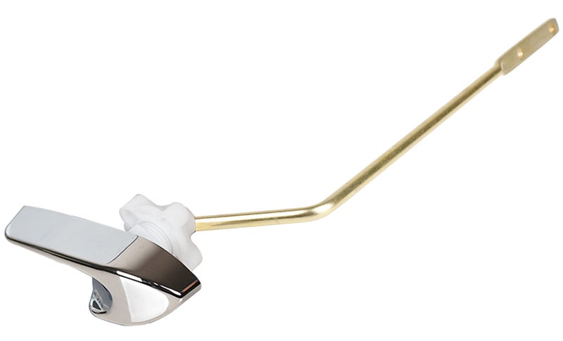 VALLVATER Left Side Trip Lever with Metal Arm Compatible with Kohler Highline Toilets, Replacement Part 30324 Fits for Tank #K-4518, # K-4519 - Chrome - Image 1