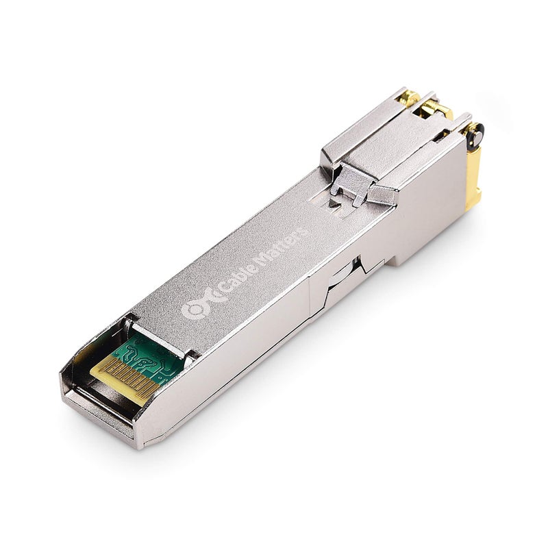 Cable Matters 1000BASE-T Gigabit SFP to RJ45 Copper Ethernet Modular Transceiver for Cisco, Ubiquiti, TP-Link, Huawei, Netgear, and Supermicro Equipment - Image 2
