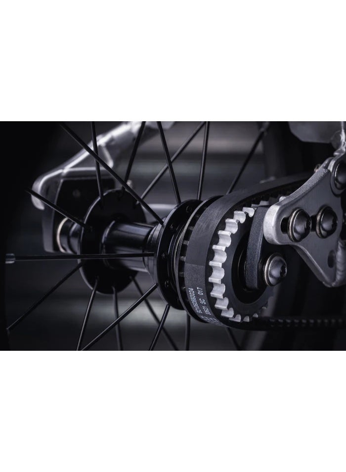 Early Rider Belter Kids' Bike, Brushed Aluminium Finish, 14-inch Wheels, Ultra-Lightweight Frame, Carbon Belt Drive - Image 5