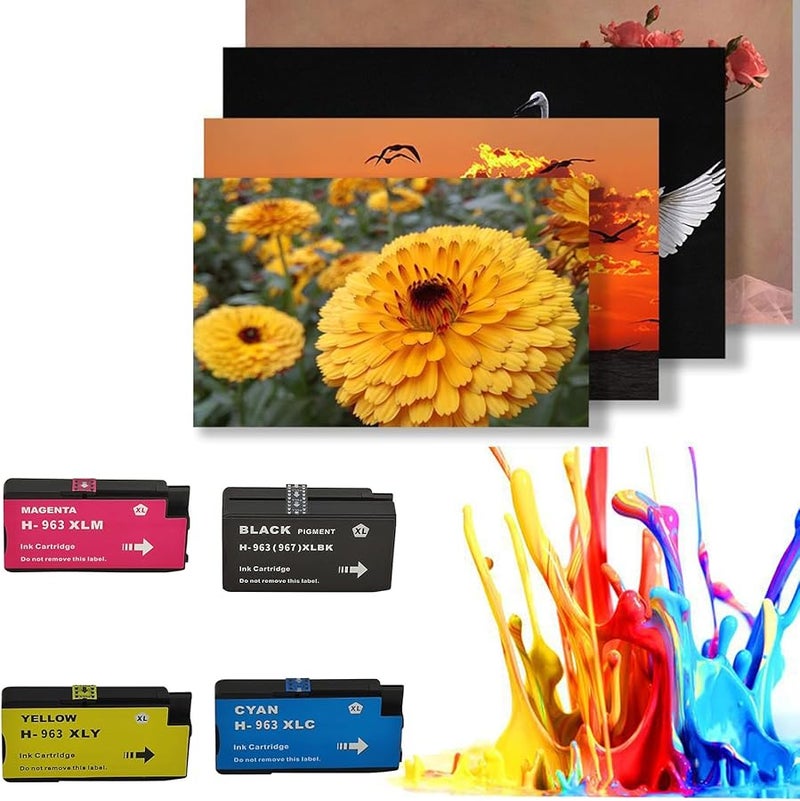 High Yield 963XL Multipack Black Ink Replacement For 9010 9012 9020 9022 Printers - Image 5