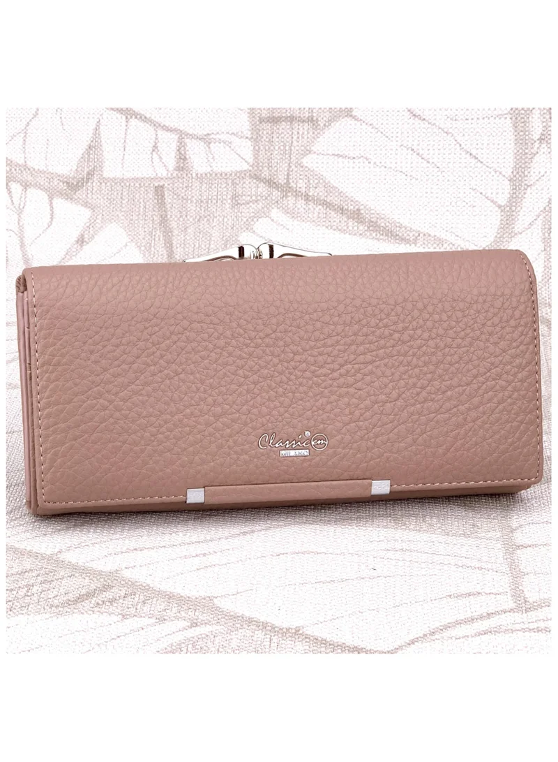 Classic Milano Classic Milano Premium Faux Leather Long Wallet for Women with Magnetic Closure | Ladies Wallet Card Holder Purse | Slim Women's Wallet for Daily Use, Travel, and Gifting