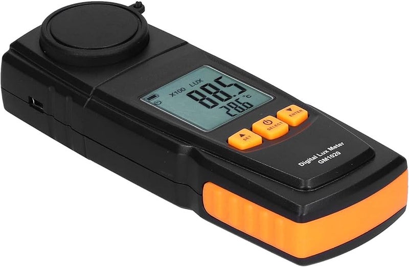 مقياس الإضاءة الرقمي المحمول 0 1 لوكس دقة عالية لقياس شدة الضوء تصدير بيانات عبر USB - Image 3