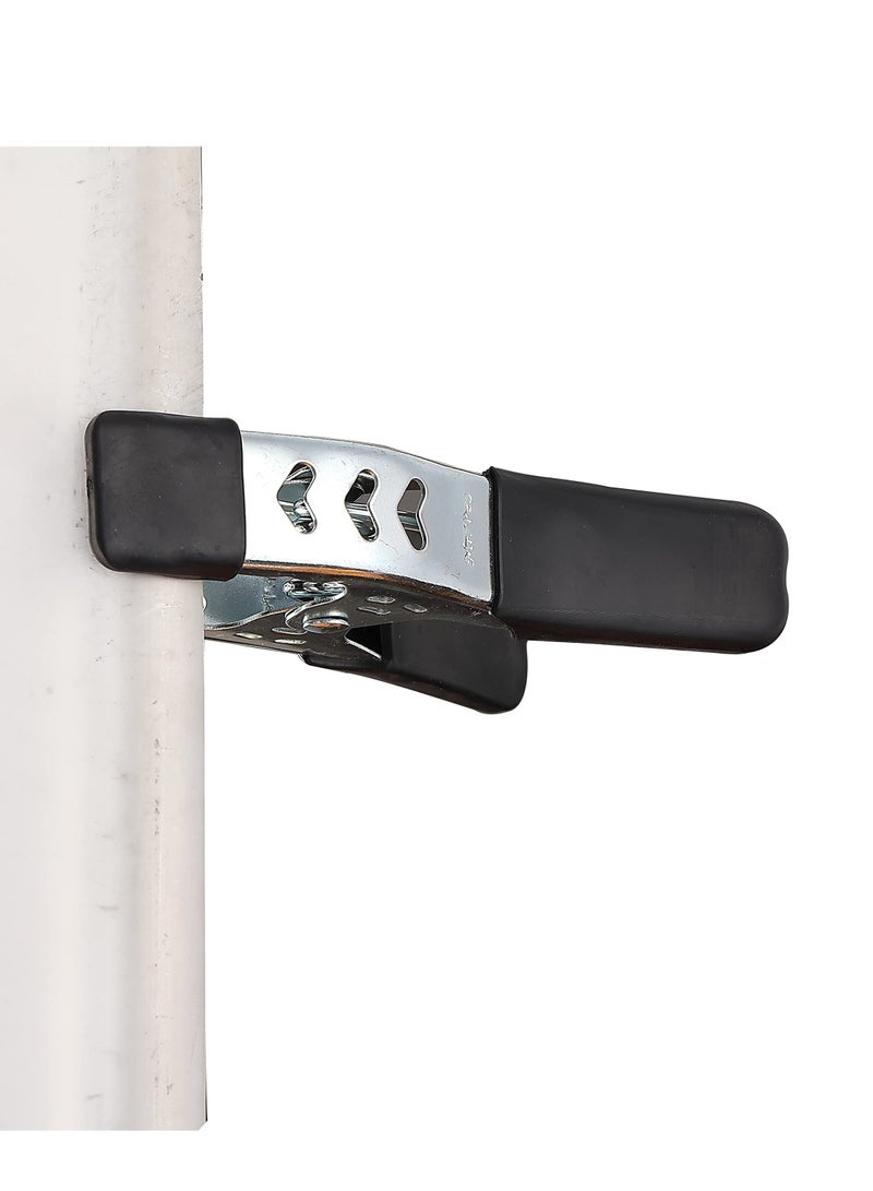 SOLARAE Spring Clamps, 6" inch Spring Clamp Large Super Heavy Duty Spring Metal, Heavy Duty Clamps, Heavy Duty Clasp, Spring Metal Clamps, Heavy Duty Clips Clamp, Hand Clamps-Black, 2 Pack - Image 2