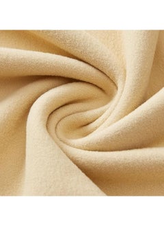 GGEROU Women Thermal Underwear Set,Women Thermal Base Layer Long Sleeve,Seamless Elastic Thermal Underwear,Women Round Neck Long-Sleeved Set Khaki  - Image 2