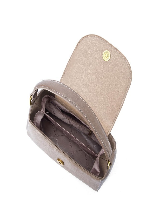 Lino Perros Voyage Sora Taupe Sling Bag - Image 5