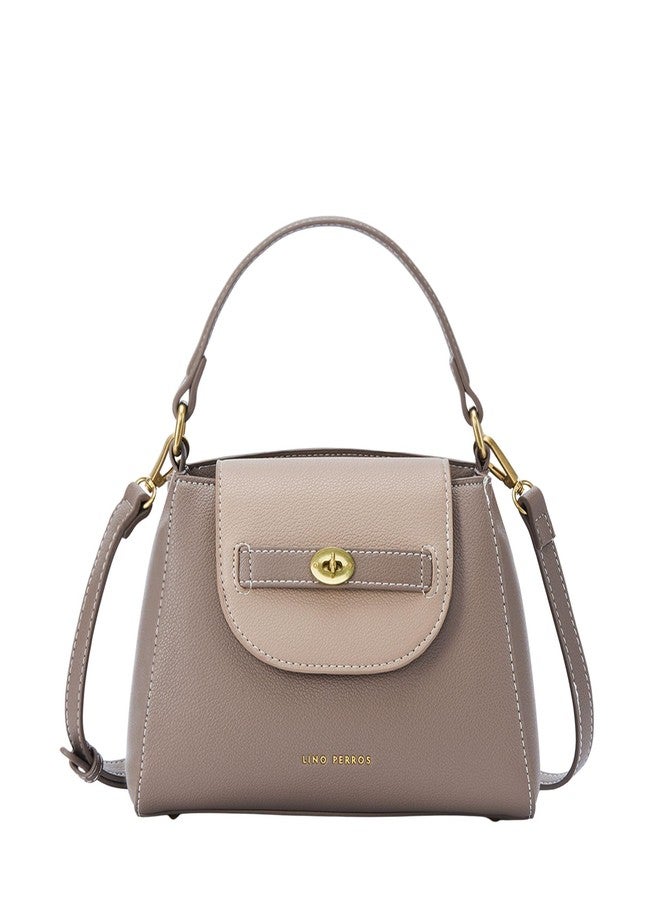 Lino Perros Voyage Sora Taupe Sling Bag - Image 1