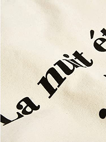 Glowic Women's Letter Detail Tote Bag (White) - Image 5