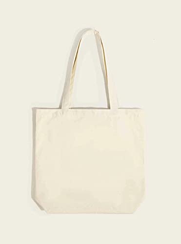 Glowic Women's Letter Detail Tote Bag (White) - Image 3