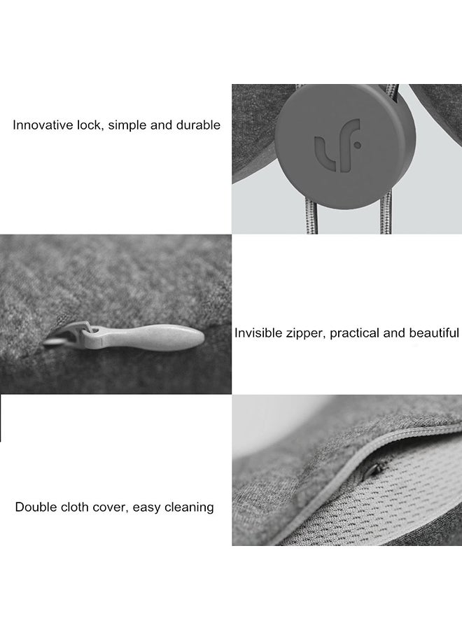 Xiaomi U-Shape Neck Massage Pillow polyester Grey - Image 3