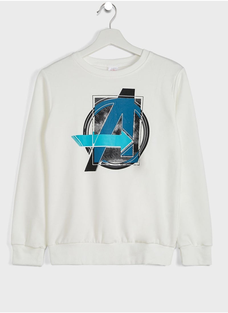 MARVEL - Youth Avengers Sweatshirt - Image 1