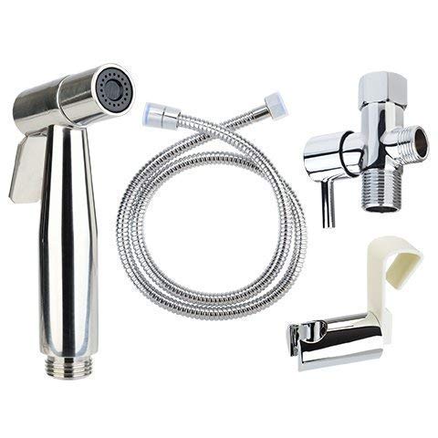 Brondell CSL-40 CleanSpa Luxury Hand Held Bidet Shattaf Sprayer, Silver - Image 5