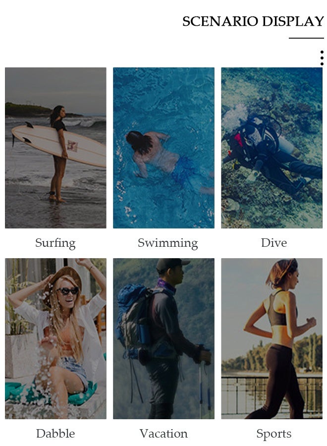 DUNISO رداء حمام بغطاء للرأس للبالغين، معطف منشفة من الألياف الدقيقة مع غطاء للرأس، معطف ركوب الأمواج سريع الجفاف، معطف خفيف الوزن لحمام السباحة للرجال والنساء، منشفة شاطئ بغطاء للرأس للرياضات المائية في الهواء الطلق - Image 4