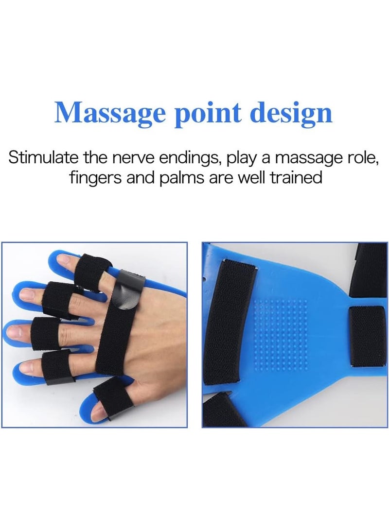 Hand Wrist Orthosis Separate, Breathable Finger Splint Fingerboard Flex Spasm Extension Board Splint Finger Training Stroke Device Therapy for Both Finger Fractures,Wounds,Hemiplegia - Image 5