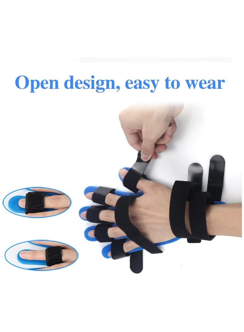 Hand Wrist Orthosis Separate, Breathable Finger Splint Fingerboard Flex Spasm Extension Board Splint Finger Training Stroke Device Therapy for Both Finger Fractures,Wounds,Hemiplegia - Image 4