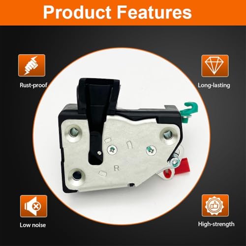 VEELECP Door Lock Actuator Compatible with 19942002 Ram 2500 3500 Front Right Passenger Side Without Power Latch - Image 3