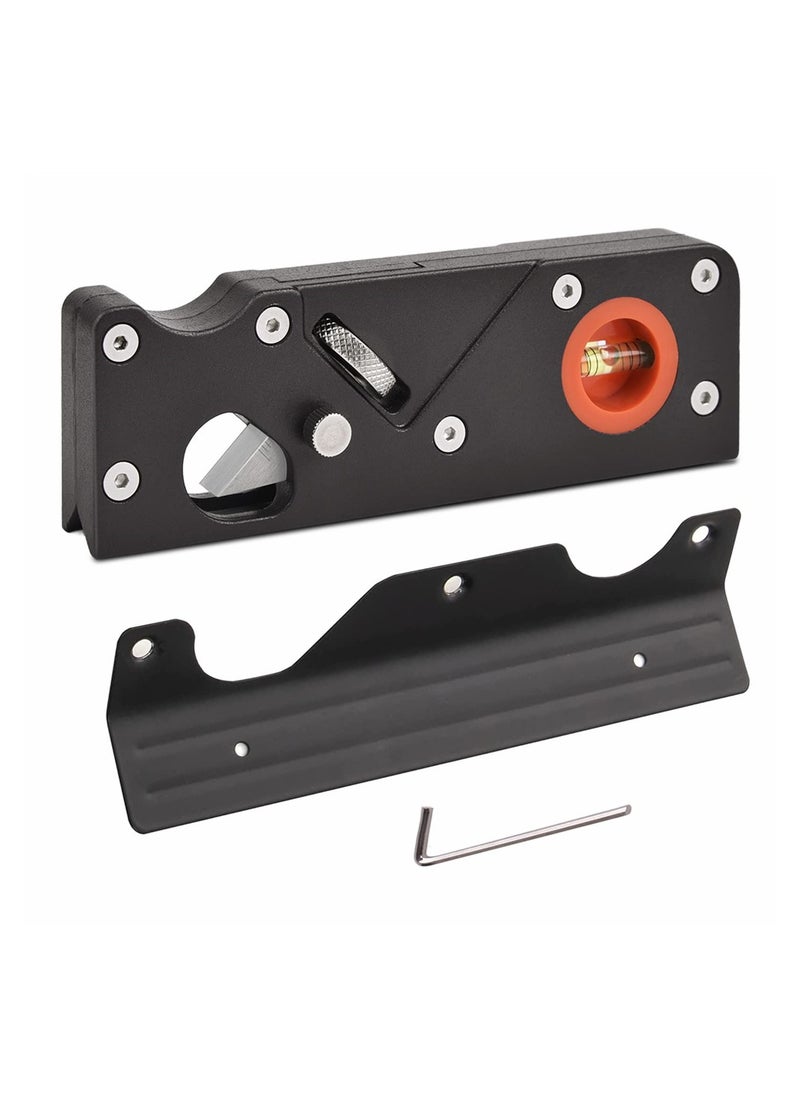 SYOSI - Chamfer Plane for Wood, Woodworking Edge Corner Plane with Auxiliary Locator, Woodcraft DIY Tool, Woodwork Hand Planer for Quick Edge Trimming of Wood (W/1cuter) - Image 1