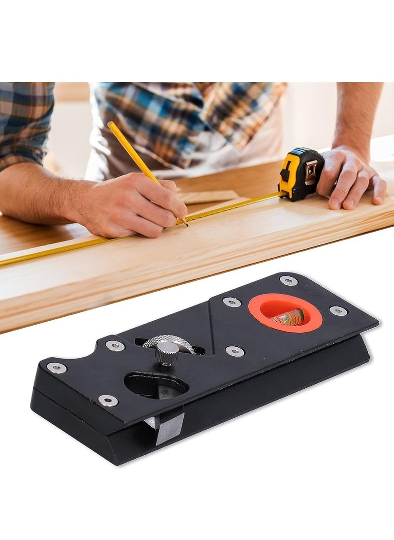 SYOSI - Chamfer Plane for Wood, Woodworking Edge Corner Plane with Auxiliary Locator, Woodcraft DIY Tool, Woodwork Hand Planer for Quick Edge Trimming of Wood (W/1cuter) - Image 1
