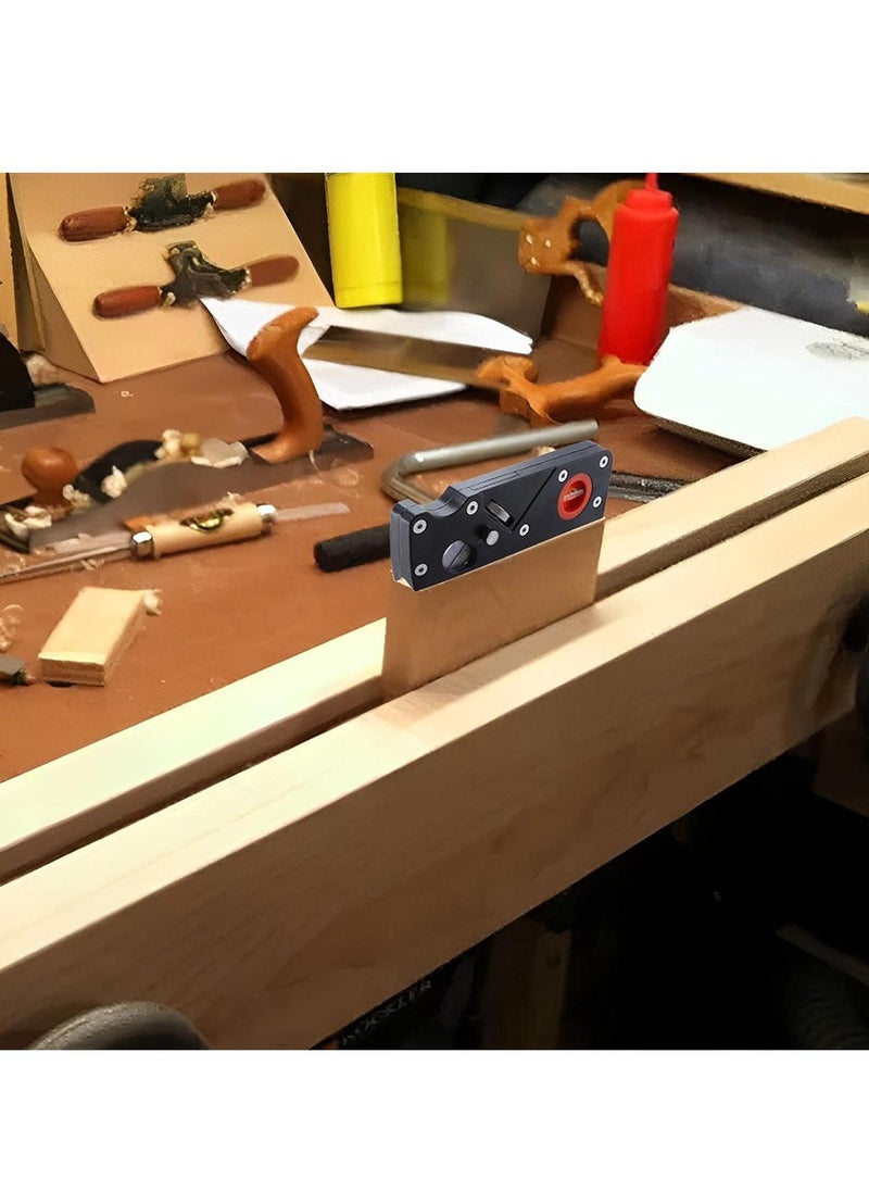 SYOSI - Chamfer Plane for Wood, Woodworking Edge Corner Plane with Auxiliary Locator, Woodcraft DIY Tool, Woodwork Hand Planer for Quick Edge Trimming of Wood (W/1cuter) - Image 1