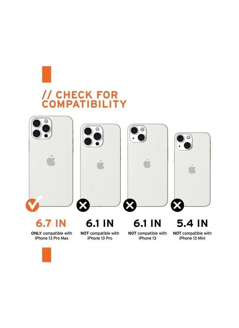 UAG Apple iPhone 14 Pro Max Case 6.7" Pathfinder Built-in Magnet Compatible with MagSafe Charging Slim Lightweight Shockproof Dropproof Rugged Protective Cover - Black  - Image 5