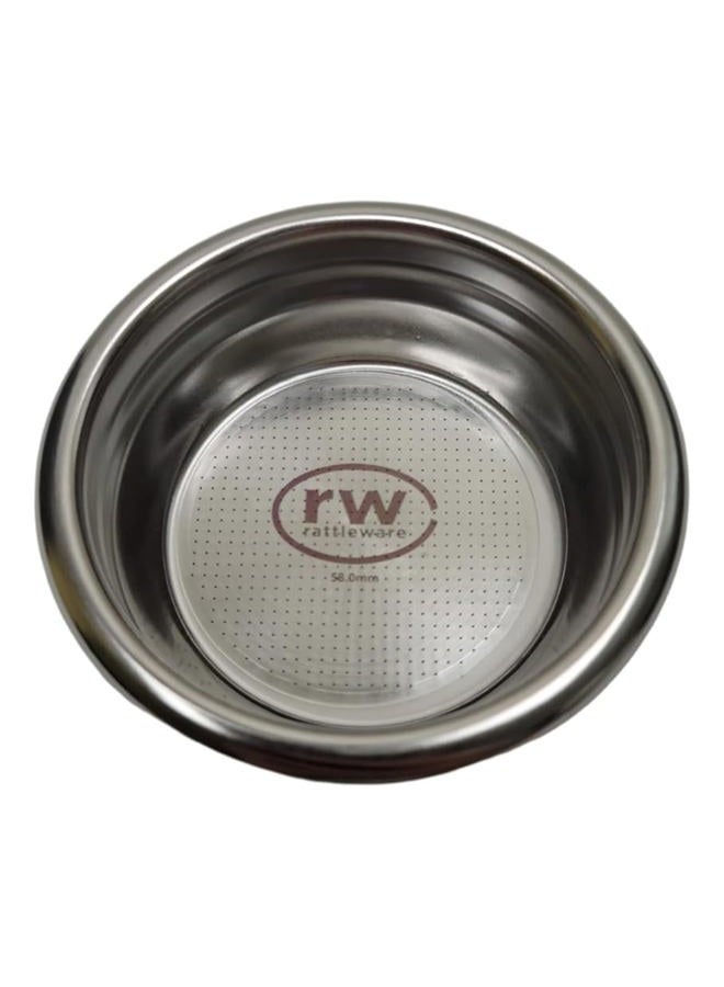 Rattleware Stainless Steel 58mm Portafilter Basket - Easy to Install, Perfect for Precision Brewing and Extended Durability - Image 1