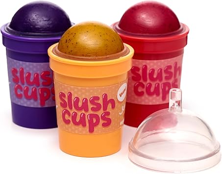 Puckator بلسم شفاه مقشر من باكيتور في حامل كوب سلاشى للعناية بالشفاه عصا بلسم شفايف أساسية للعطلات للنساء والعائلة مرطب شفاه مقشر كريم بلسم شفاه جميل لطيف - Image 2