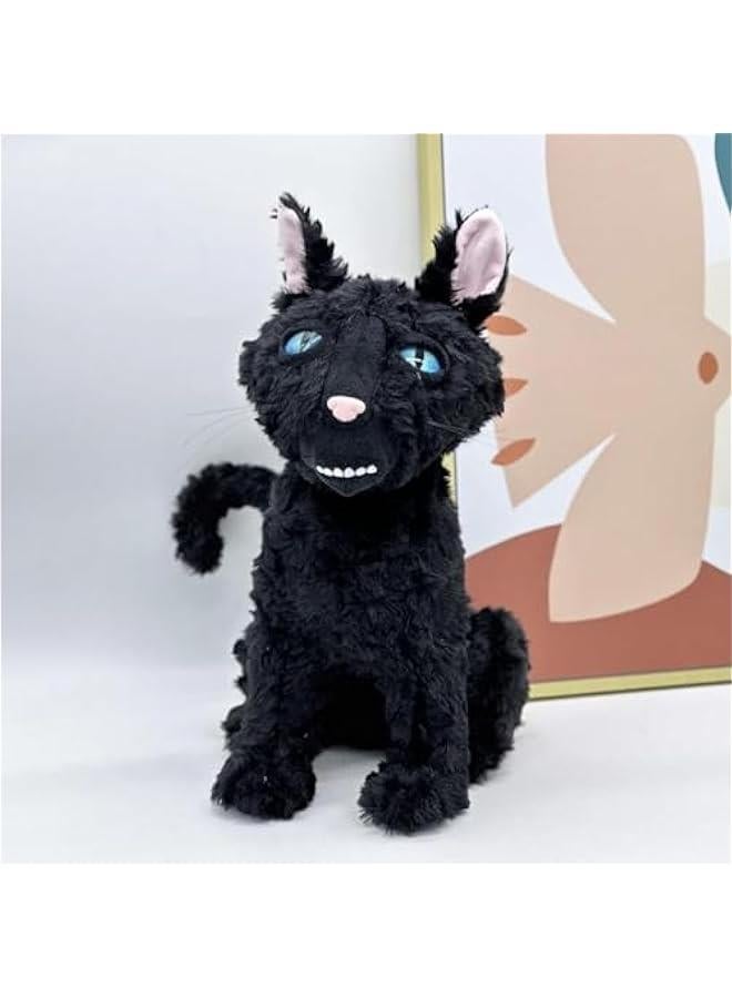 11.8 inches Coralines Cat Plush Toy, The Cat Monster Stuffed Animal Pillow Doll, Black Cat Plushes Gift for Fans Boys and Girls  - Image 3