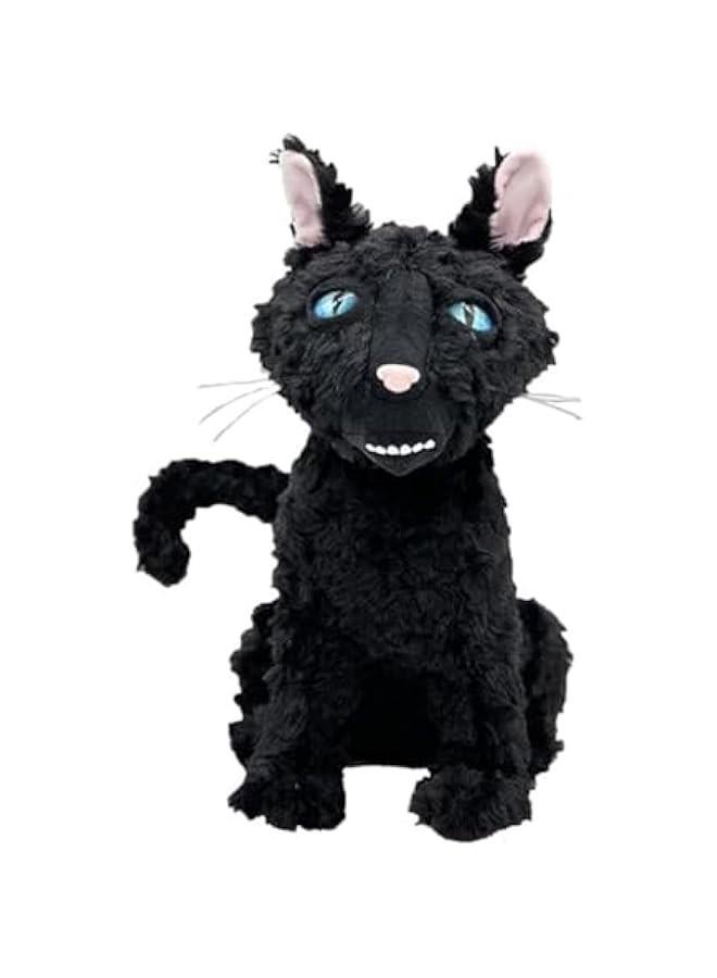 11.8 inches Coralines Cat Plush Toy, The Cat Monster Stuffed Animal Pillow Doll, Black Cat Plushes Gift for Fans Boys and Girls  - Image 1