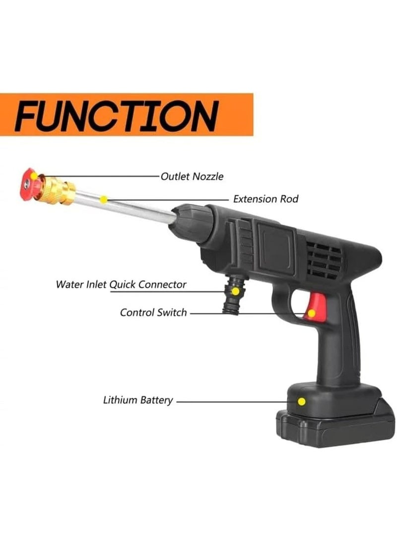 24V Cordless Pressure Washer Multicolour 36.50x10.50x28.50cm - Image 2