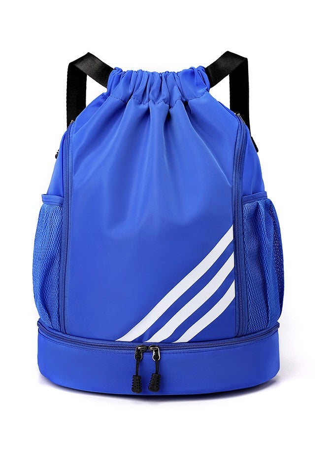 NIBEMINENT - Waterproof Basketball Football Bundle Pocket Pull Rope Backpack Light Folding Travel Sports Easy Backpack Fitness Outdoors - Image 1