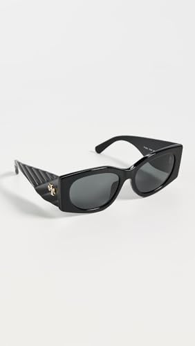Tory Burch Women's 0TY7221U Sunglasses, Black, One Size - Image 2