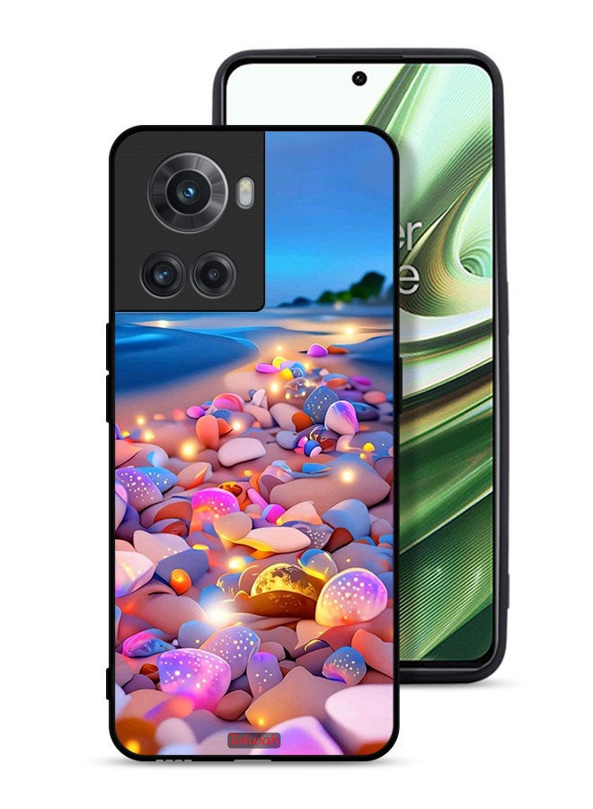 Tolwak غطاء حماية OnePlus 10R 5G بفن الحجارة - Image 1