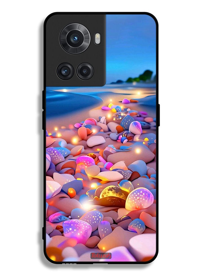 Tolwak غطاء حماية OnePlus 10R 5G بفن الحجارة - Image 2