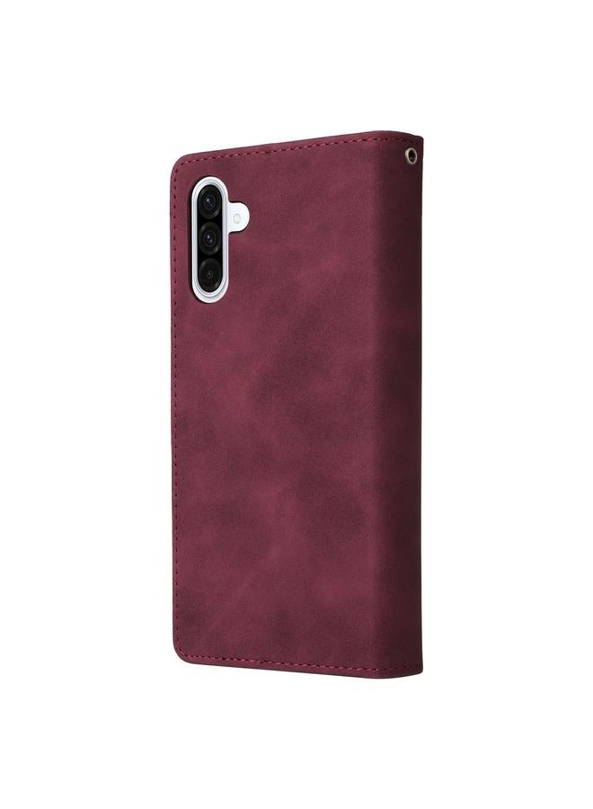 S-TOP Case For Samsung Galaxy A26 5G Multifunctional Frosted Zipper Wallet Leather Phone Case - Image 3