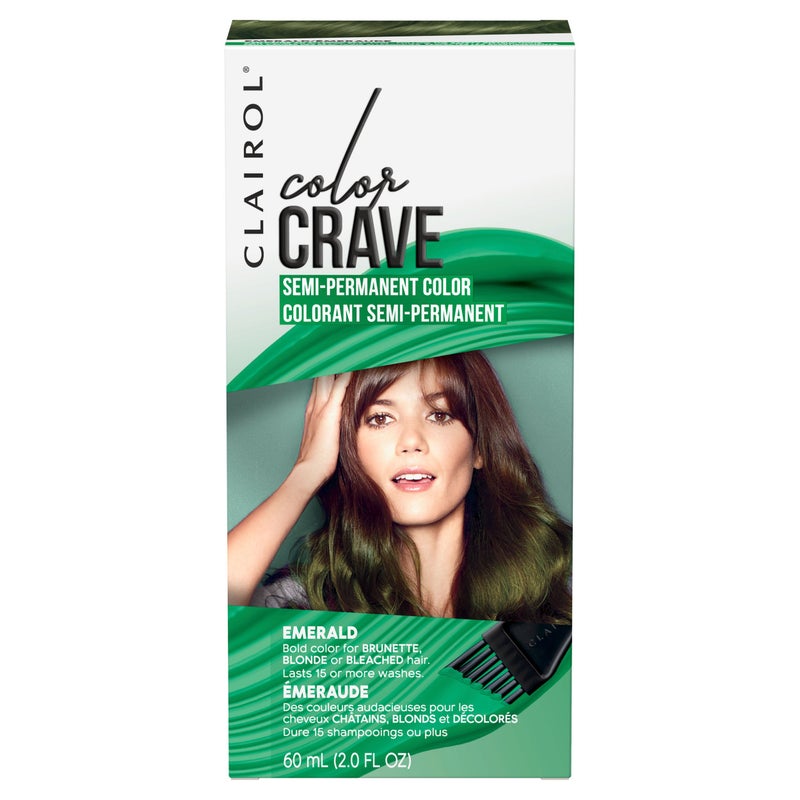 Clairol Color Crave Semipermanent Hair Dye Emerald Hair Color 1 Count - Image 3