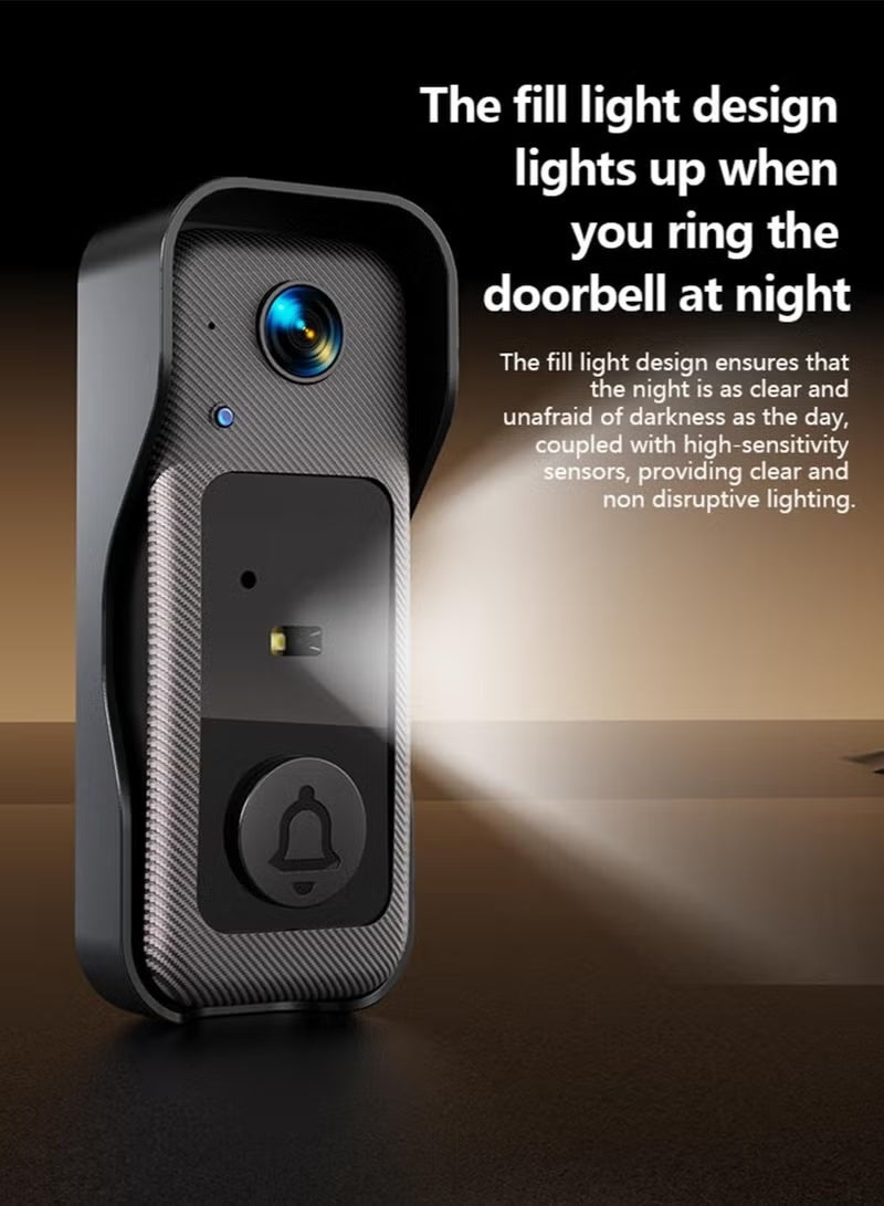 Video Doorbell with Monitor – Non-WIFI, Two-Way Audio, Live Screen - Image 5
